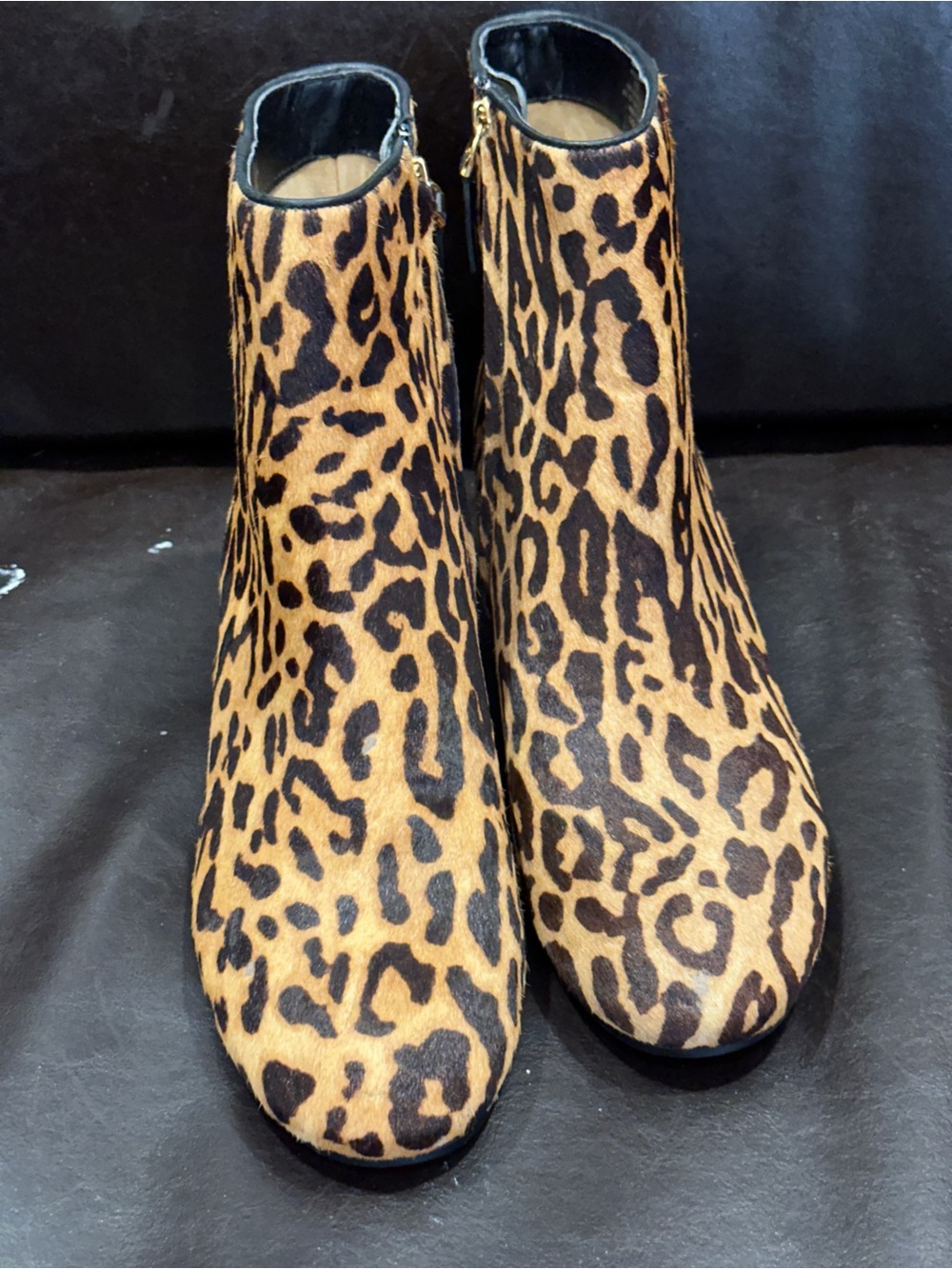 Lauren Ralph Lauren Welford III Calf Hair Boots 9.5 - flawed read description